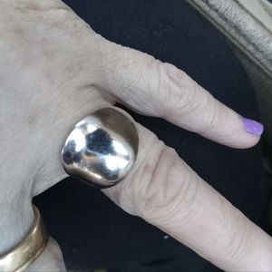 Vintage Swirl Sterling silver ring Size 6.5